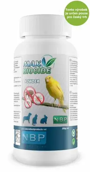 Max Biocide Bird Powder antiparizitní pudr, pták 100 g !CZ!