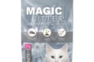Kočkolit Magic Litter Bentonite Ultra White with Carbon 10L/9kg