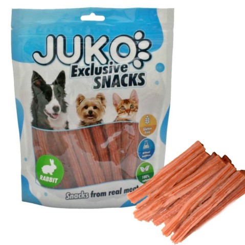 JUKO Snacks Rabbit spiral stick 12 cm (250 g)
