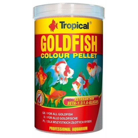 Tropical Goldfish Colour pellet  1000ml /360g