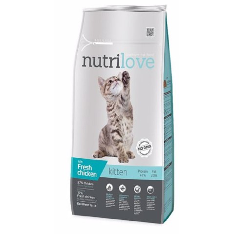 Nutrilove 1,4kg Kitten  s čerstvým kuřecím