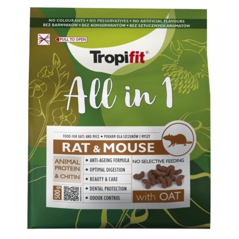 Tropifit 500g  All In 1 Rat & Mouse