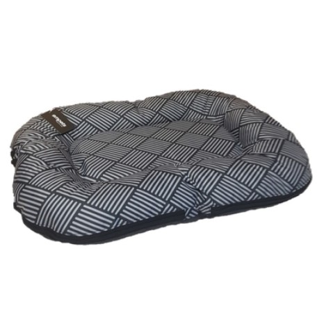 Ponton se zip.Modern 80x60cm šedá+čáry