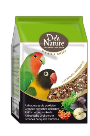 Deli Nature 5 Menu africký velký papoušek 800 g
