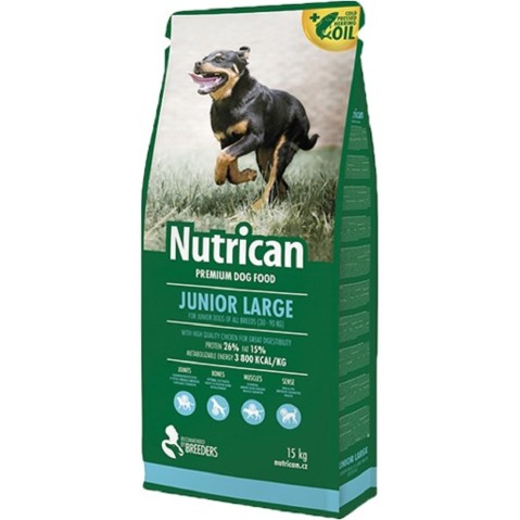 Nutrican 15+2kg Junior LB dog