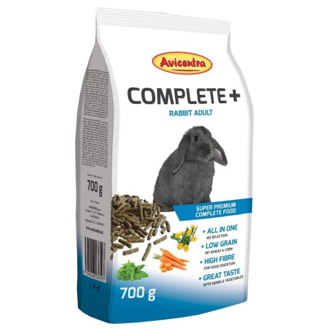 Avicentra  králík adult COMPLETE+ 700g