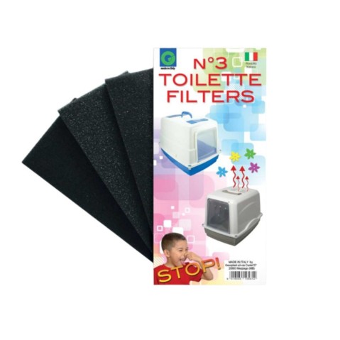 Filtr náhradní do WC (3 ks)