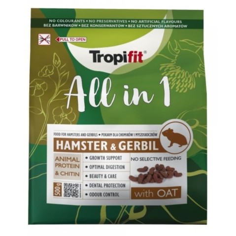 Tropifit 500g  All In 1 Hamster & Gerbil