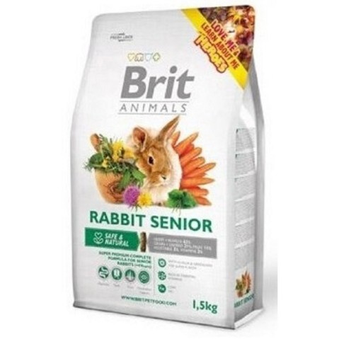 Brit animals 1,5kg králík senior complete