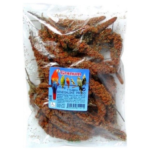 Proso senegalské klasy 150g červené/Granum