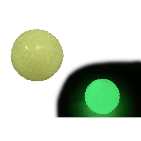 Míček GLOW Fosforový pískací  6cm