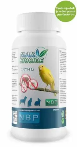 Max Biocide Bird Powder antiparizitní pudr, pták 100 g !CZ!