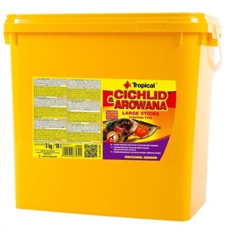 Tropical Cichlid & Arowana large sticks 10 l/ 3kg kbelík