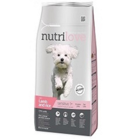 Nutrilove  8 kg Sensitive SB+MB dog s jehněčím