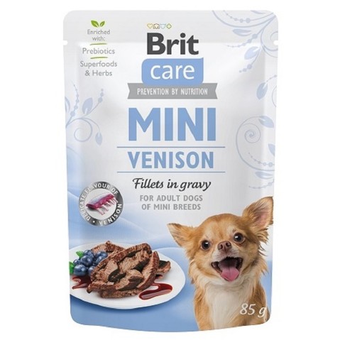 Brit Care Mini Venison fillets in gravy 85g