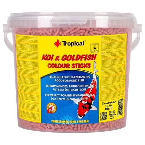 Tropical Koi-Goldfish Colour Stick 5l/430g  kbelík
