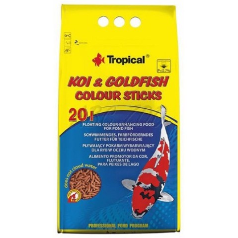 Tropical Goldfish Colour Sticks 20l /1600g sáček