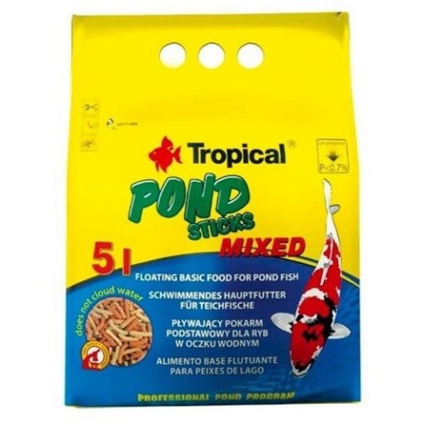 Tropical Pond Sticks Mixed  5l sáček /400g