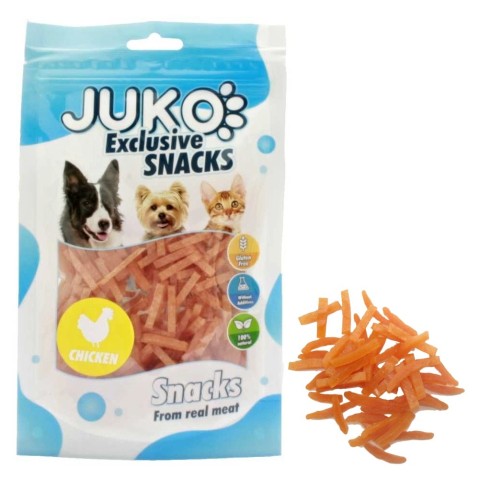 JUKO Snacks Chicken Thin strips 70 g