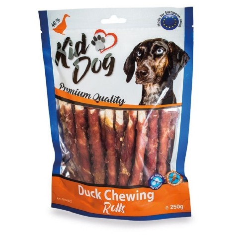Kiddog rawhide chewing rolls 8mm / 12cm 250g