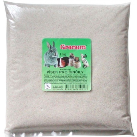 Písek činčila 1kg  Gran.
