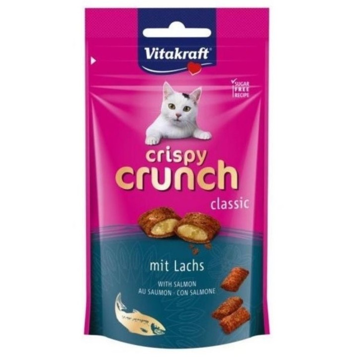 Vit.Crispy crunch 60g losos-cat