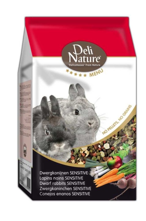 Deli Nature 5 Menu zakrslý králík sensitive 2,5kg