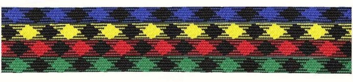 Obojek popruh 1,3 x 40 cm, rozlišovací