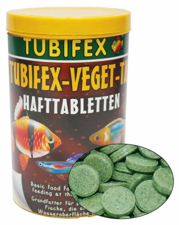 Tubifex Veget Tab 125 ml