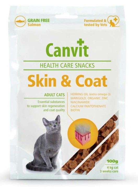 Canvit SNACKS Cat Skin & Coat 100 g
