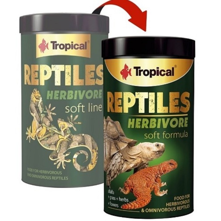 Tropical Reptiles Herbivore soft 1000ml /260g