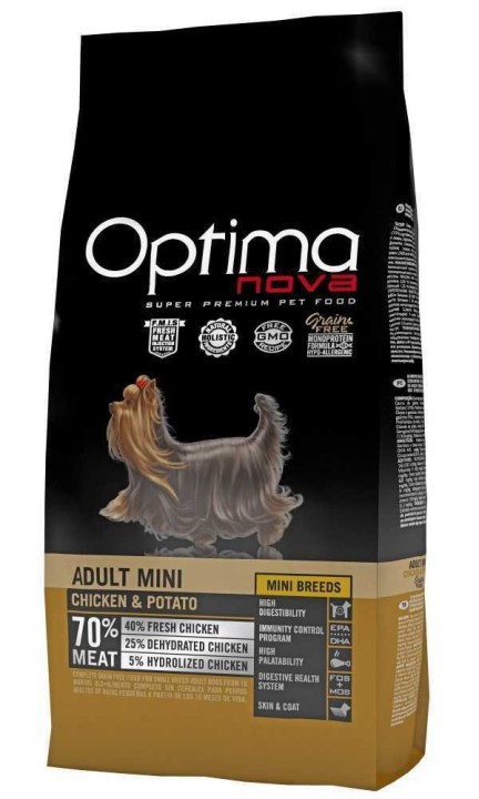 OPTIMAnova Dog Adult Medium Chicken & Potato GF 12 kg