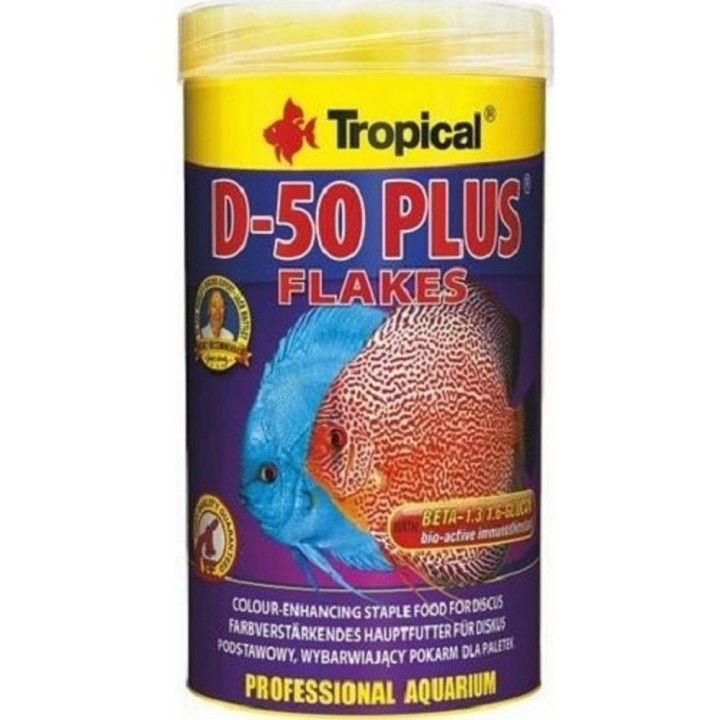 Tropical D-50 Plus 250ml /50g vločky pro terčovce