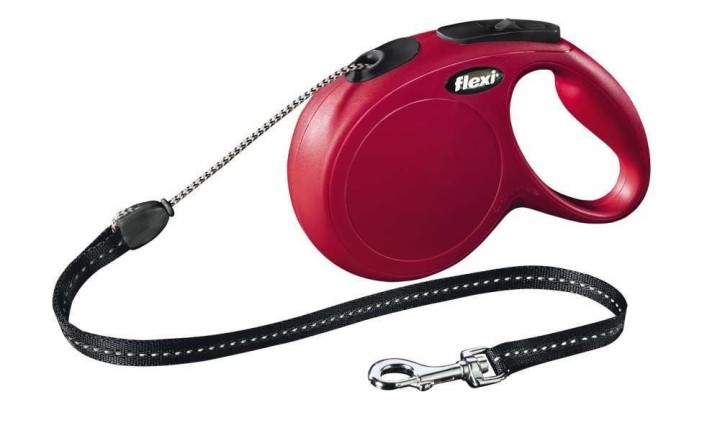 Flexi New Classic Cord S 5m červená