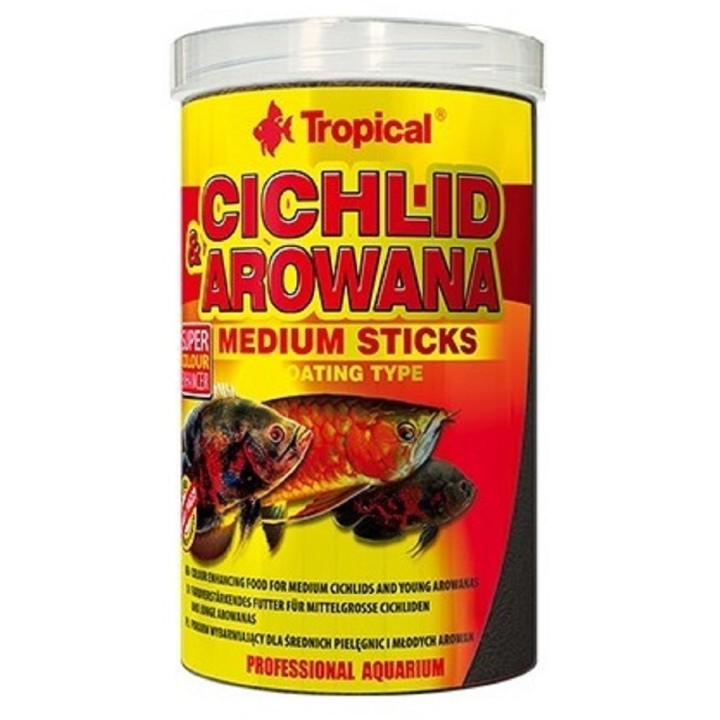 Tropical Cichlid+Arowana 1000ml /360g medium stick