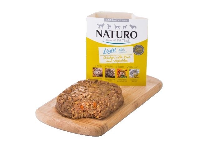 Naturo Dog Light Chicken & Rice, vanička 400 g