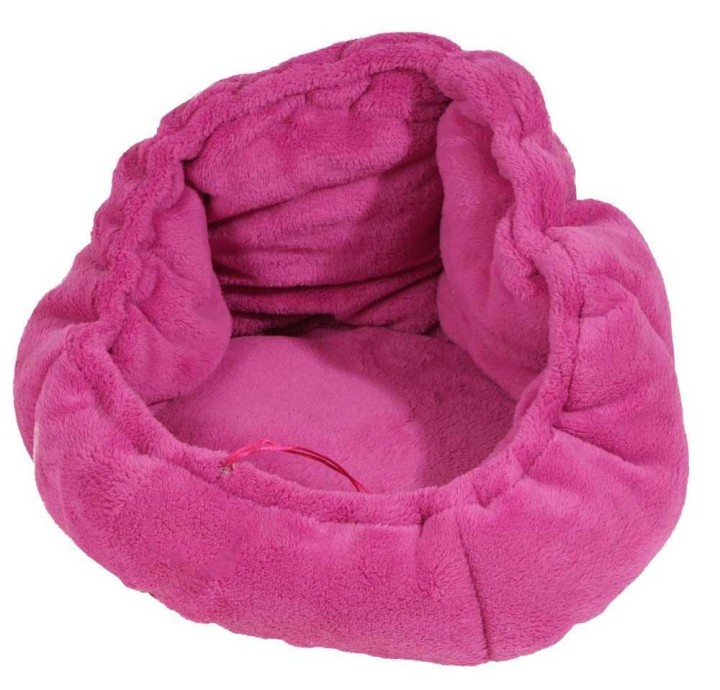 Stahovací pelíšek Adriana 40 cm tmavě růžový