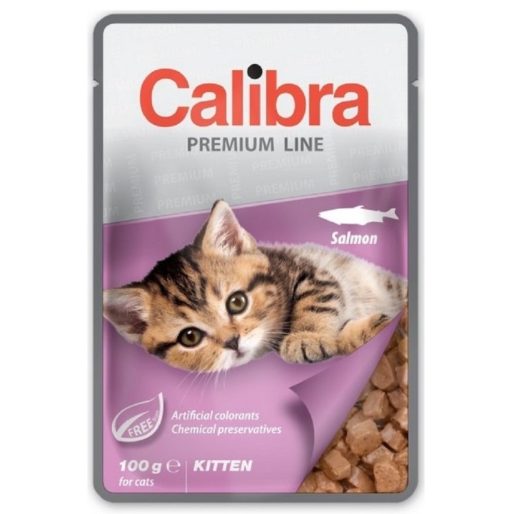 Calibra cat 100g kapsa premium kitten salmon