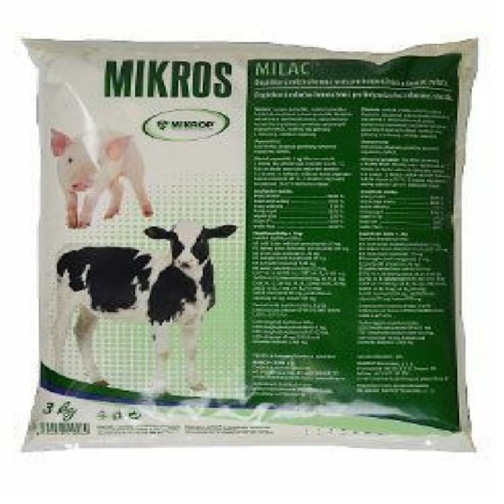 Milac 3kg, mléčná krmná směs pro hospodářská a domácí zvířata