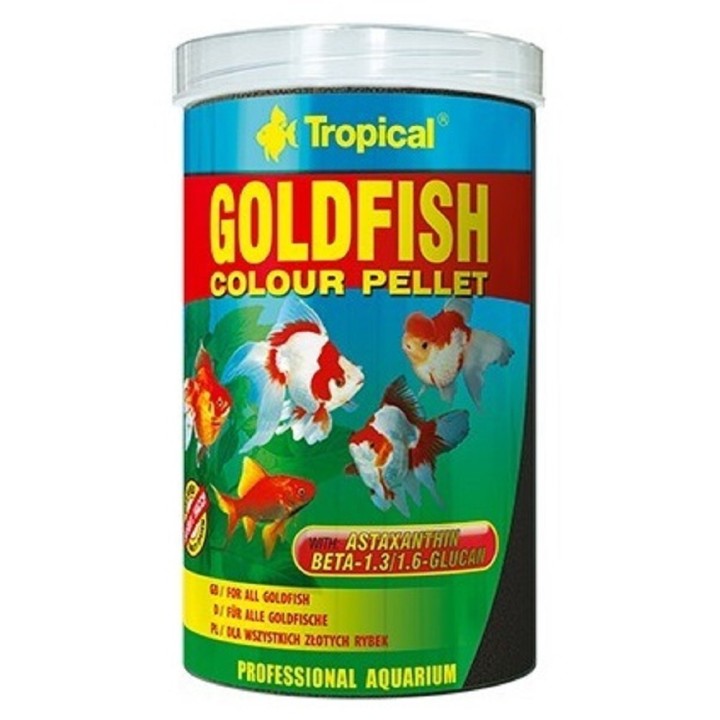 Tropical Goldfish Colour pellet 250ml /90g