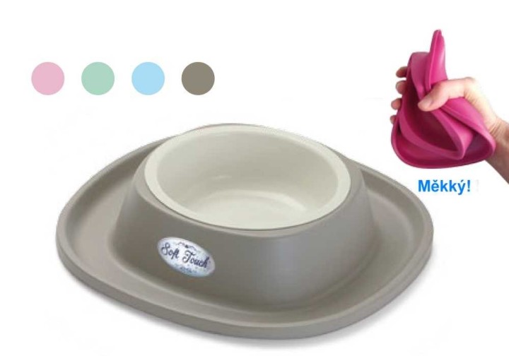 Miska plast soft touch velká