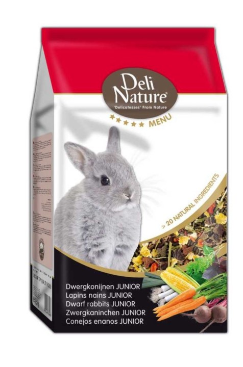Deli Nature 5 Menu zakrslý králík junior 2,5 kg