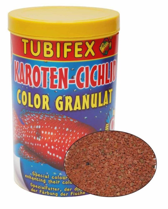 Tubifex Karoten Cichlid Granulat 125 ml