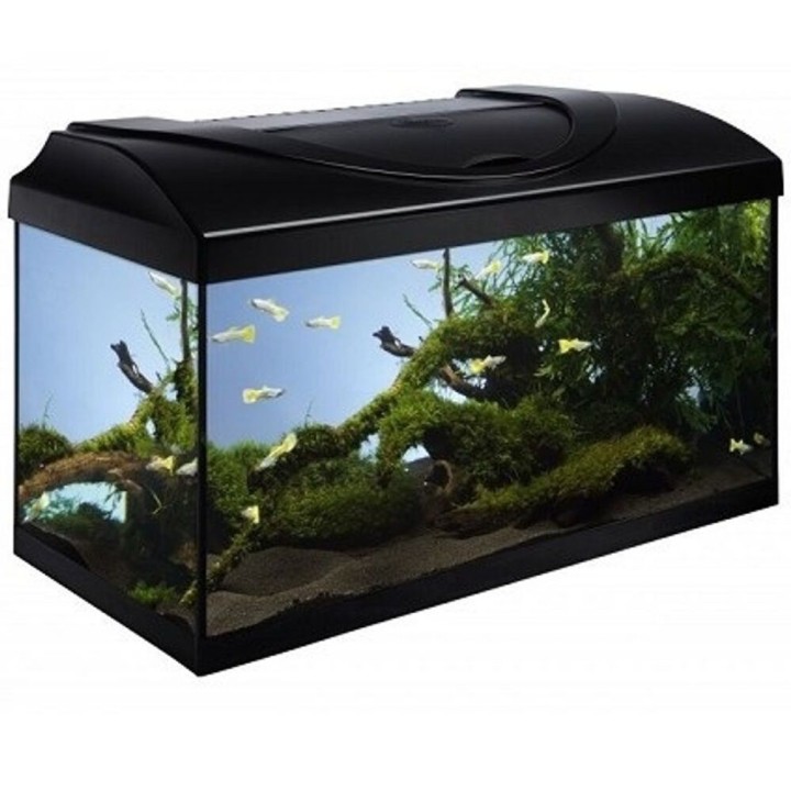 Akvarijní sada 80cm/112l s LED osvěstlením  16W - černý kryt