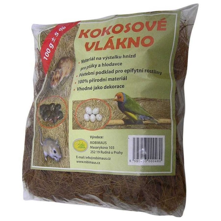 Kokosové vlákno Robimaus 100 g