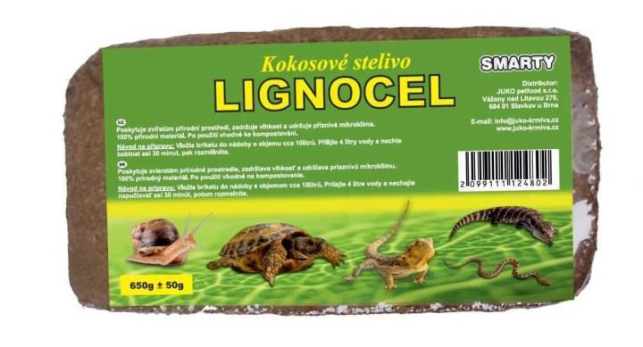 Kokosové stelivo LIGNOCEL cca 650 g